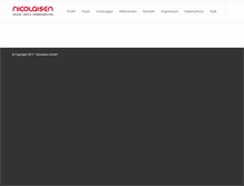 Tablet Screenshot of nicolaisen.de